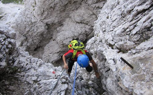 1-day via ferrata in Monte Coglians, Carnic Alps