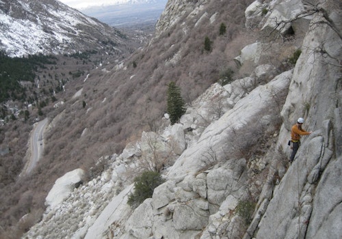1-day rock climbing beginners course in Salt Lake City