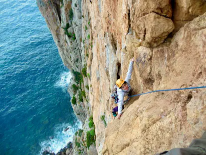 1-Day Multi-Pitch Climbing the Masua Cliffs in Sardinia