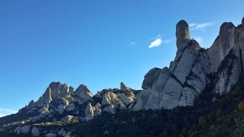 Sport climbing in Montserrat, Catalonia