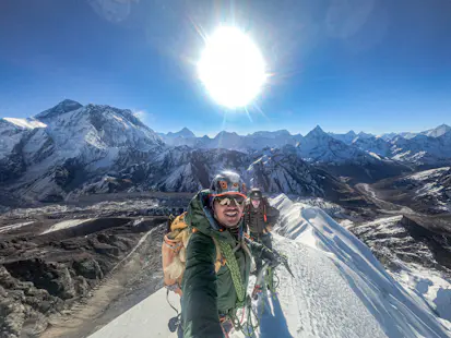 Himalayas 5 peaks technical climbing course + Ama Dablam ascent 
