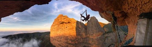Self rescue and big wall climbing clinic in Huesca, Spain