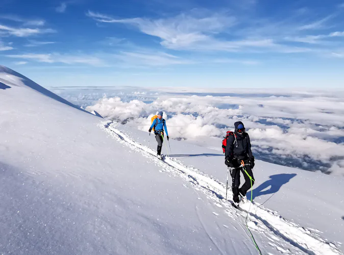 Ascension du Mont Blanc avec entraînement préalable