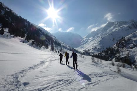 Maira Valley ski touring week in Piedmont
