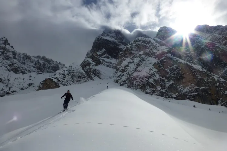 Dolomites 5 day guided ski tour