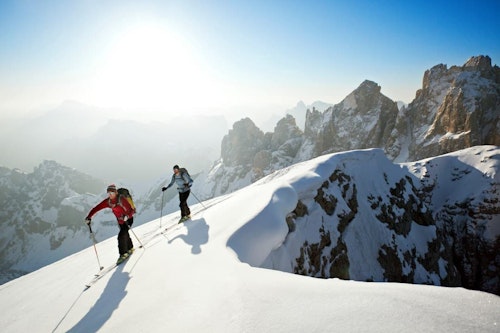 Private ski touring day trips in the Dolomites from Cortina d’Ampezzo