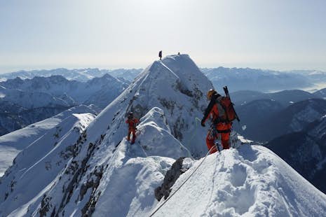 Winter mountaineering custom trips in Germany or Austria