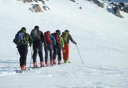 6-day hut to hut backcountry skiing tour in Baguales