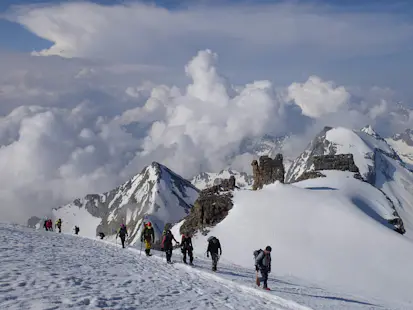 Ascension avec un guide du Grand Paradis