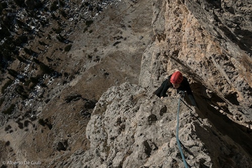 Beginners rock climbing 6 days in the Dolomites