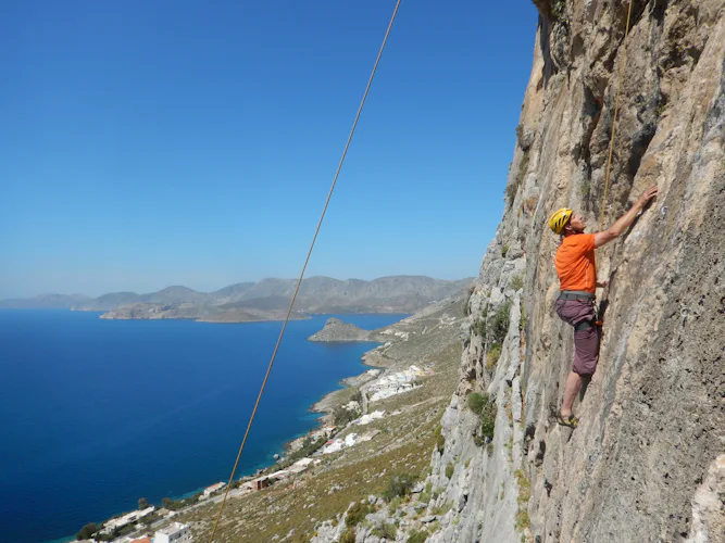 Kalymnos Island Intermediate Rock Climbing Course
