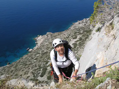 Telendos, Greece, Guided Multi-Pitch Rock Climbing