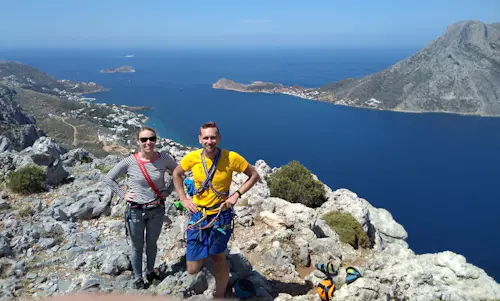 Kalymnos, Greece, Guided Multi-Pitch Rock Climbing