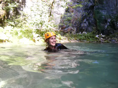 Resceto (Massa) guided canyoning half-day tour