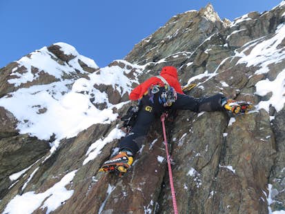 Stage d'alpinisme sur les faces nords des Alpes