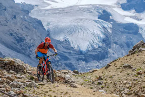 Mountain bike 6-day trip around Stelvio Pass, Ortler Alps