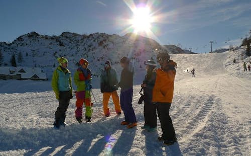 Off-piste snowboarding in Vogel, one or more days
