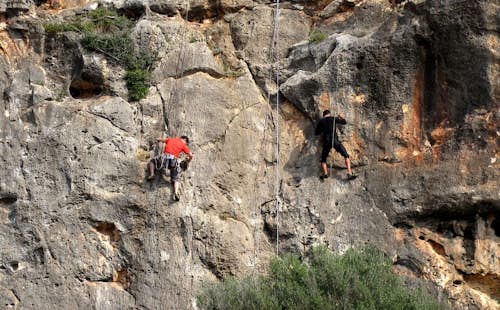 Mallorca guided Multipitch Rock Climbing for 1 or more days