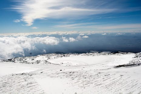 3-day splitboarding trip in Mount Etna