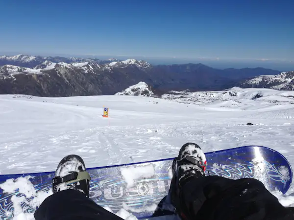 Snowboarding Chilean Volcanoes