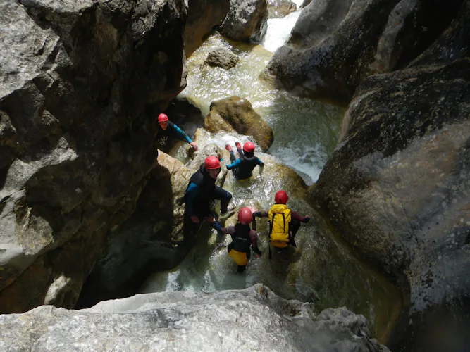 Huesca beginners canyoning trip