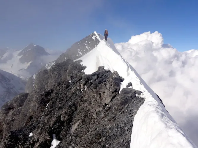 Eiger Mittelegi ridge ascent