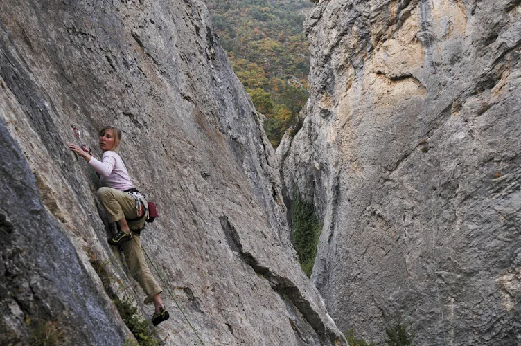 Rock climbing in Orpierre