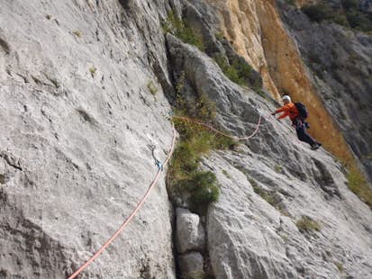 Verdon Gorge 1+day guided rock climbing