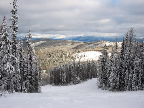 Bridger Bowl backcountry skiing in Montana with a guide