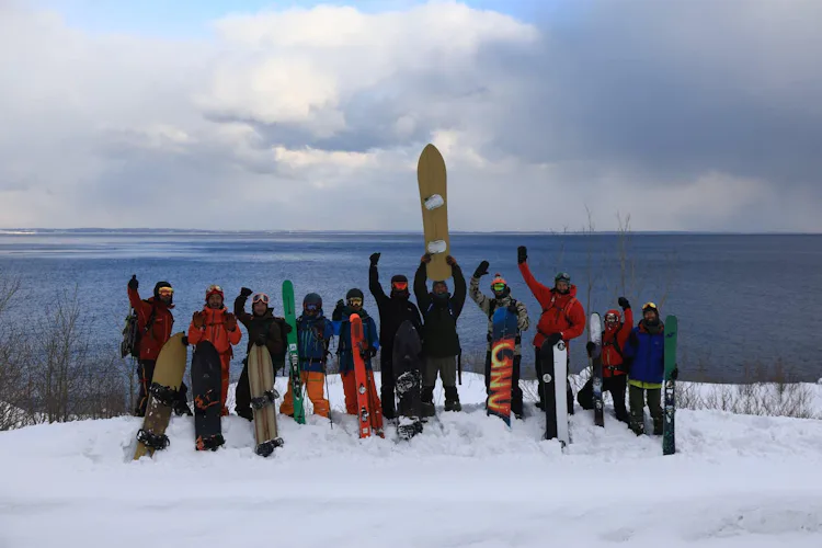 5-day snowboarding trip in Rishiri Island, Japan