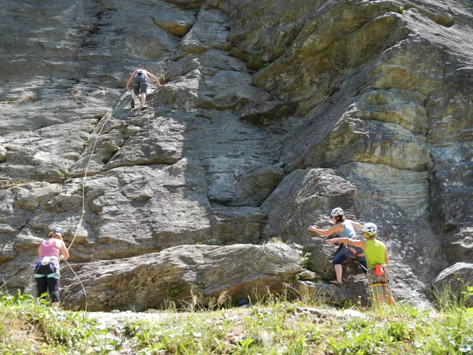 Rock climbing day close to Geneva