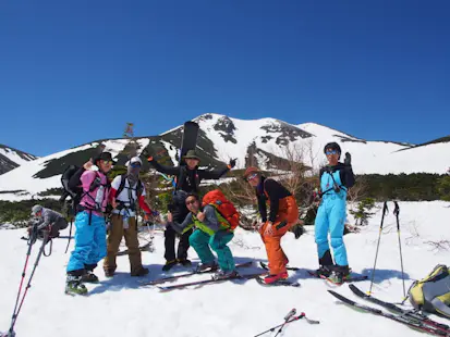 Mt Norikura one day guided splitboarding tour