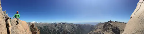 Escalada en roca guiada en el Refugio Frey, Bariloche