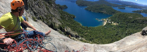 Bariloche rock climbing guided trip