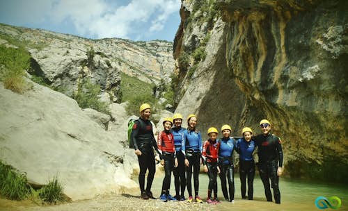 1-day canyoning trip in Río Vero in the Pyrenees