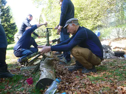 2-day bushcraft survival course in Chasseral Nature Park