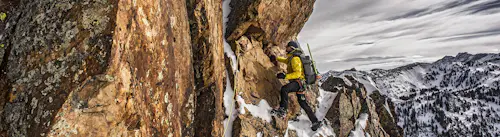 Winter mountaineering day course in Utah, with Toledo Peak ascent