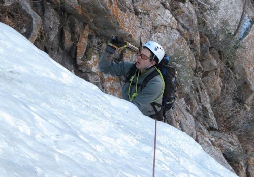 Snow mountaineering day course, Wasatch Mountains