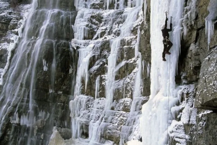 1-day ice climbing course in the Wasatch canyons, Utah