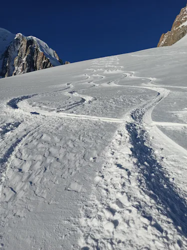 Vallée Blanche Powder snow