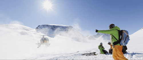 3-day guided heliboarding tour in Lapland