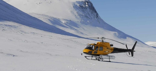 Guided week heliboarding in Lapland