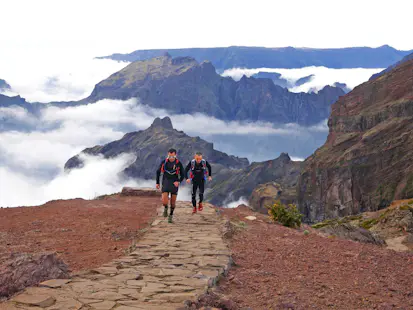 Ribeira Brava volcanoes 4-day trail running, Madeira