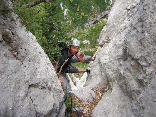 3-day advanced rock climbing program in Gorges du Verdon