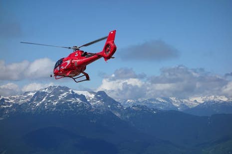Heliboarding Guided Trip in Whistler, Canada