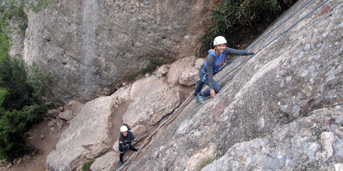 Rock climbing initiation course in Barcelona, 2 days
