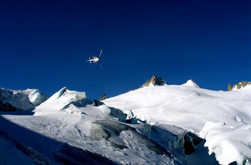 Trient Glacier guided heliboarding day