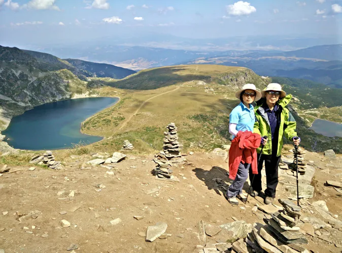 Above the Kidney lake in the cirque of the Seven Rila lakes, Rila Mountains