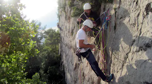 Trad climbing course in Catalonia, 2+ days program