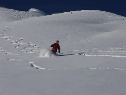Ski touring in the Maritime Alps, Italy